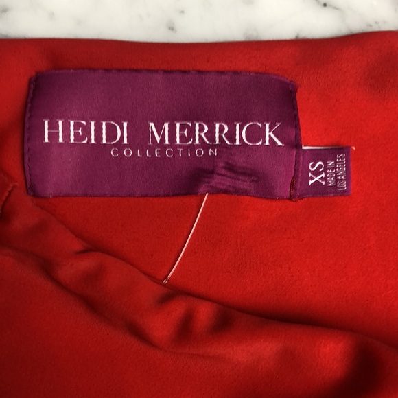 HEIDE MERRICK Red Strapless Bikini Set Size XS - Picture 5 of 8